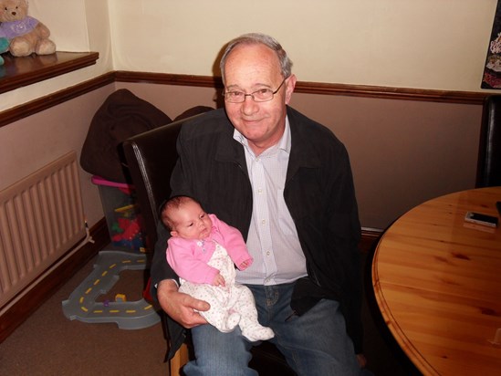 Dad and Lily 2010