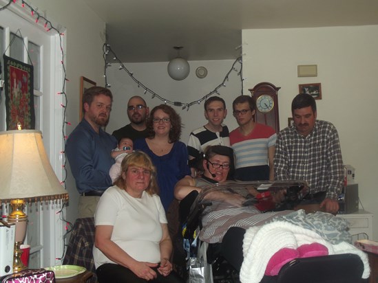 2015 my family an Linda  at my apartment having a gettogether we had fun xx