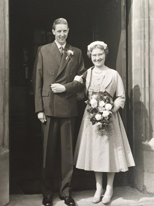 The wedding of Barbara and John 
