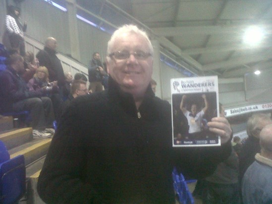 JOHN BRENNAN (at Bolton v Spurs 2nd May 2012