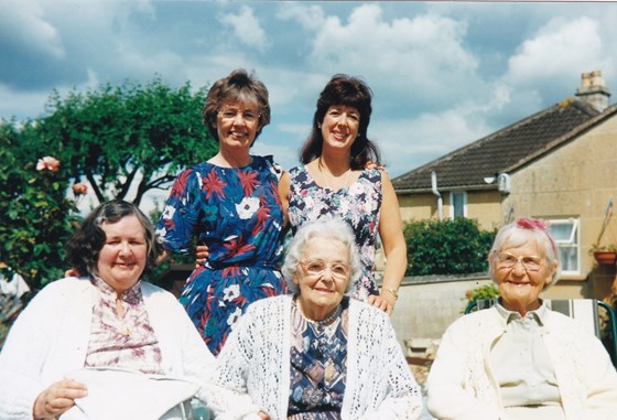  With Mum, Stella, Fran and Auntie Joan