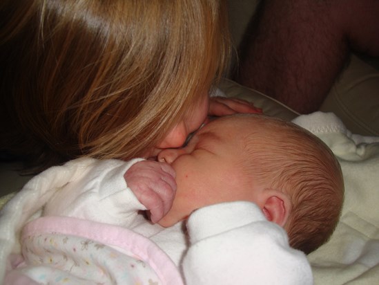 One of many kisses from your Big Sister XX