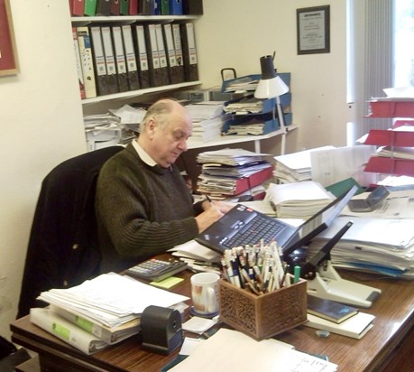 At work, 2008
