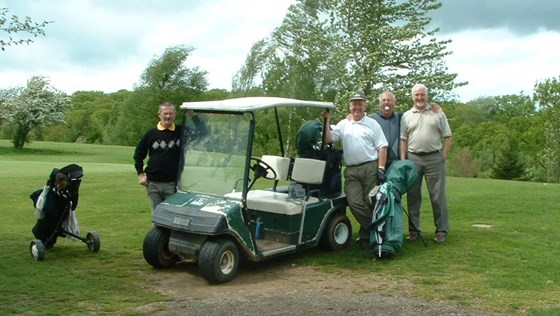 Golfing with the lads! (Dave, Derek, Gordon and Frank)