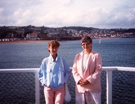 Mum and Diane Loo 1980's