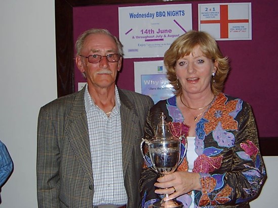Peter with Mo at Bournemouth Open 2006