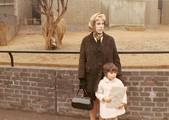 Veronica with her daughter Amanda at London Zoo in 1968.