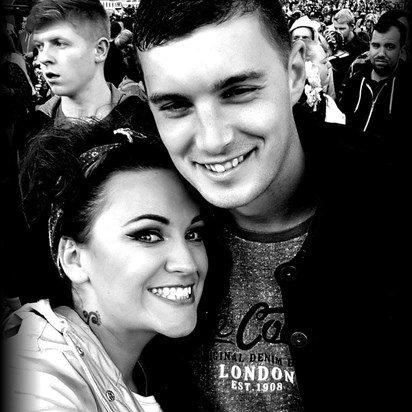 Chris & Tracy's 1st 'officially an item' picture <3