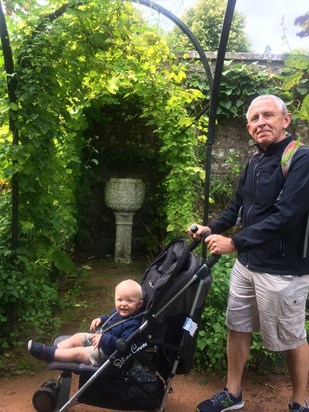 Dad with grandson Rafa 