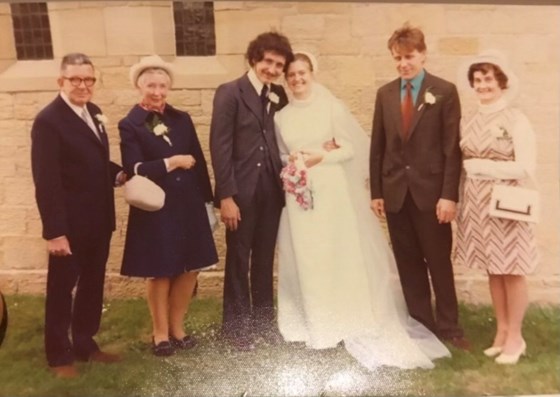 Mum and Dads wedding 1974