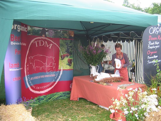 Paula at the Roadford Lake Woodfair in 2006