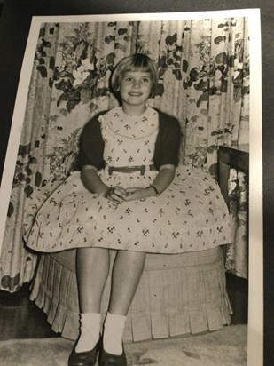 Paula at Peak School, Hong Kong 1957 (from Amanda Rowe)