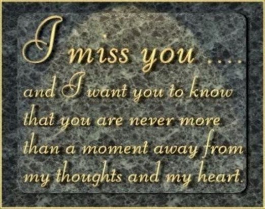 Miss You Mum xx