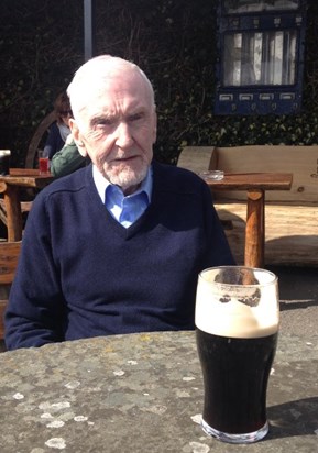 The man himself at Johnnie Fox's - the highest pub in Ireland !