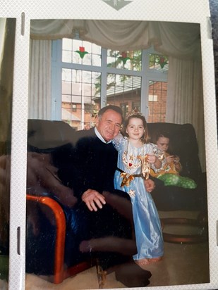 1999- Ron with Granddaughter Emily on her 6th Birthday 