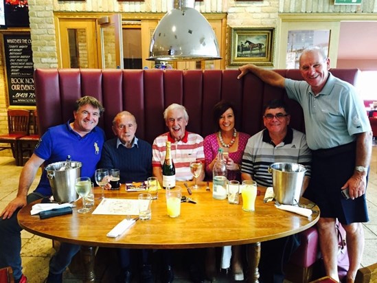 Rons 88th Birthday celebration with family and friends at The Old Thornes