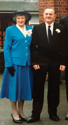 Ron & Maureen at Angies wedding 