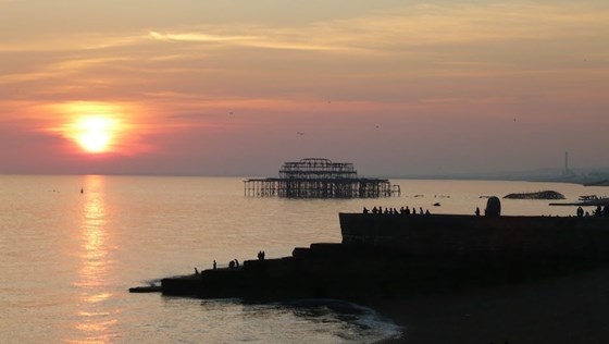 2015   Brighton Trip 14   Pier Sunset