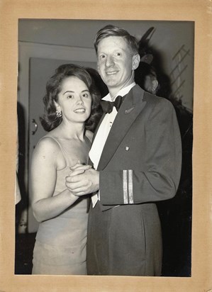 Eleanor and Basil enjoyed the many functions as part of service life in the RAF