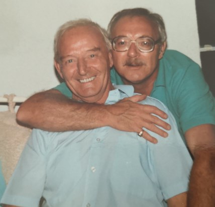 Dad & Uncle Reg in Spain