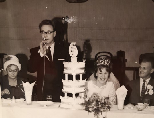 Mum & Dad on their wedding day 1963