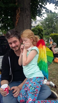 Paul and Bella - too much fun at Croydon Pride xx