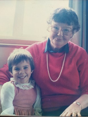 Grandma Eirlys and Sarah