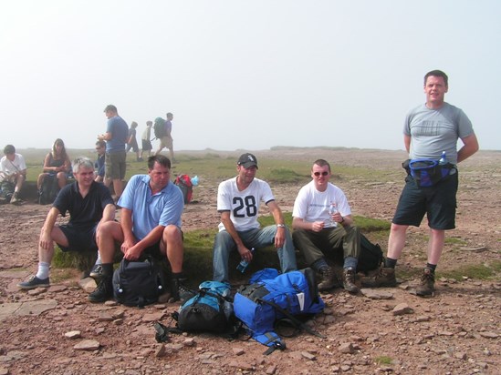 Mark's first hill walk - 2004 - Brecon Beacons