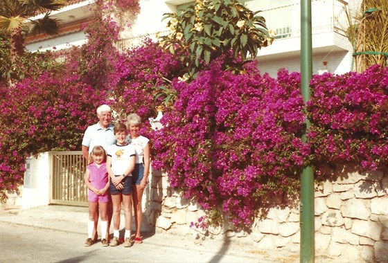 Fred, Sylvia, Howard and Rach, Spain