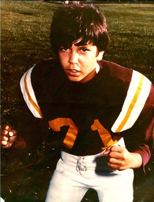 Johnny as a Maroon Rattler  -  1974