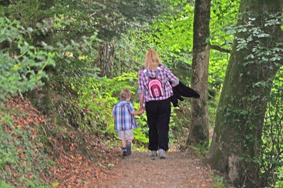 How she loved the woods.