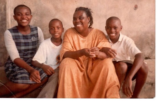 L-R: Abiye, Dagogo, Mum and Opekere