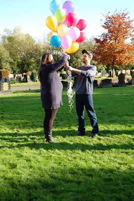 Lucian's Balloon Release