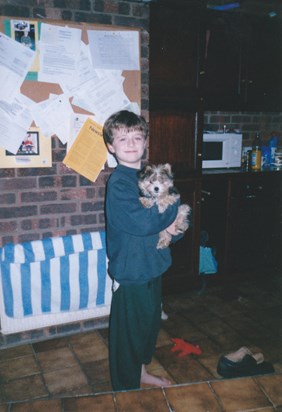Ben was just 5 years old when we brought Maddie home
