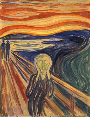 The Scream (by Munch) - another favourite of Will's. Horror, panic, grief (or all 3?)