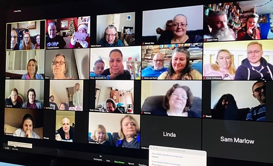 Zoom chat with the Oak family 20th December 2020