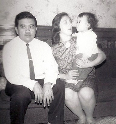 1966 Mom &amp; Dad with Marie