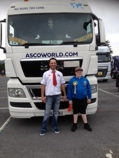 Mitchell & Leon the driver East Coast Truckers