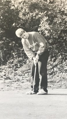 Paul playing Golf 