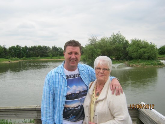 Paul with his mum valarie 