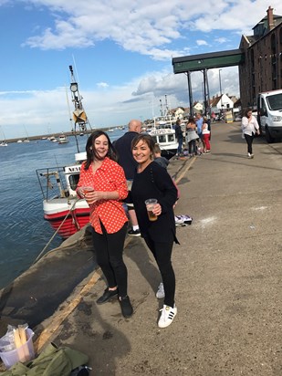 Crabbing at Wells next the Sea. Rachel took us there a few times as she said she had fond memories there from when her grandad took her when she was younger