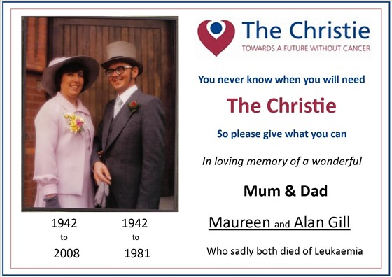 Mum and Dad Christie poster
