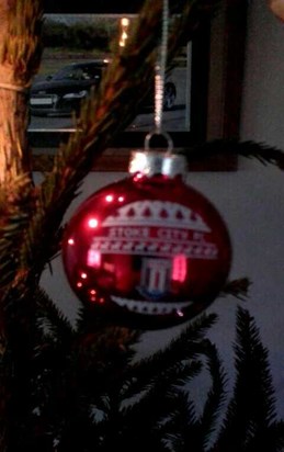 Stoke bauble for my dad xxx