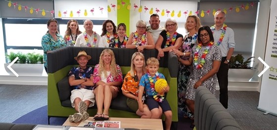 Hawaiian Day for Mels birthday - August 2019
