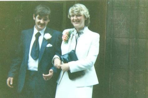 Mum and Dad on thier wedding day 