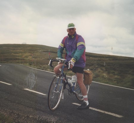 At the top of GREAT DUN FELL, the highest road in Britain.