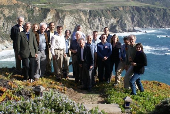 2009-Big_Sur-Stephen_left-John-Latham_4th-from-left-Paul-Crutzen-centre