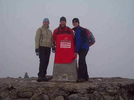 Saturday 17th May at the summit of Ben Nevis