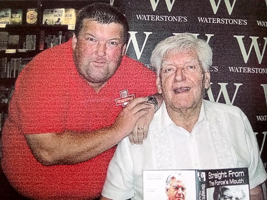 Gary with Dave Prowse MBE aka Darth Vader