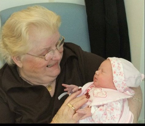You were the first to come and see me nanny with the coins . I love you like jelly tots  Chloe xx